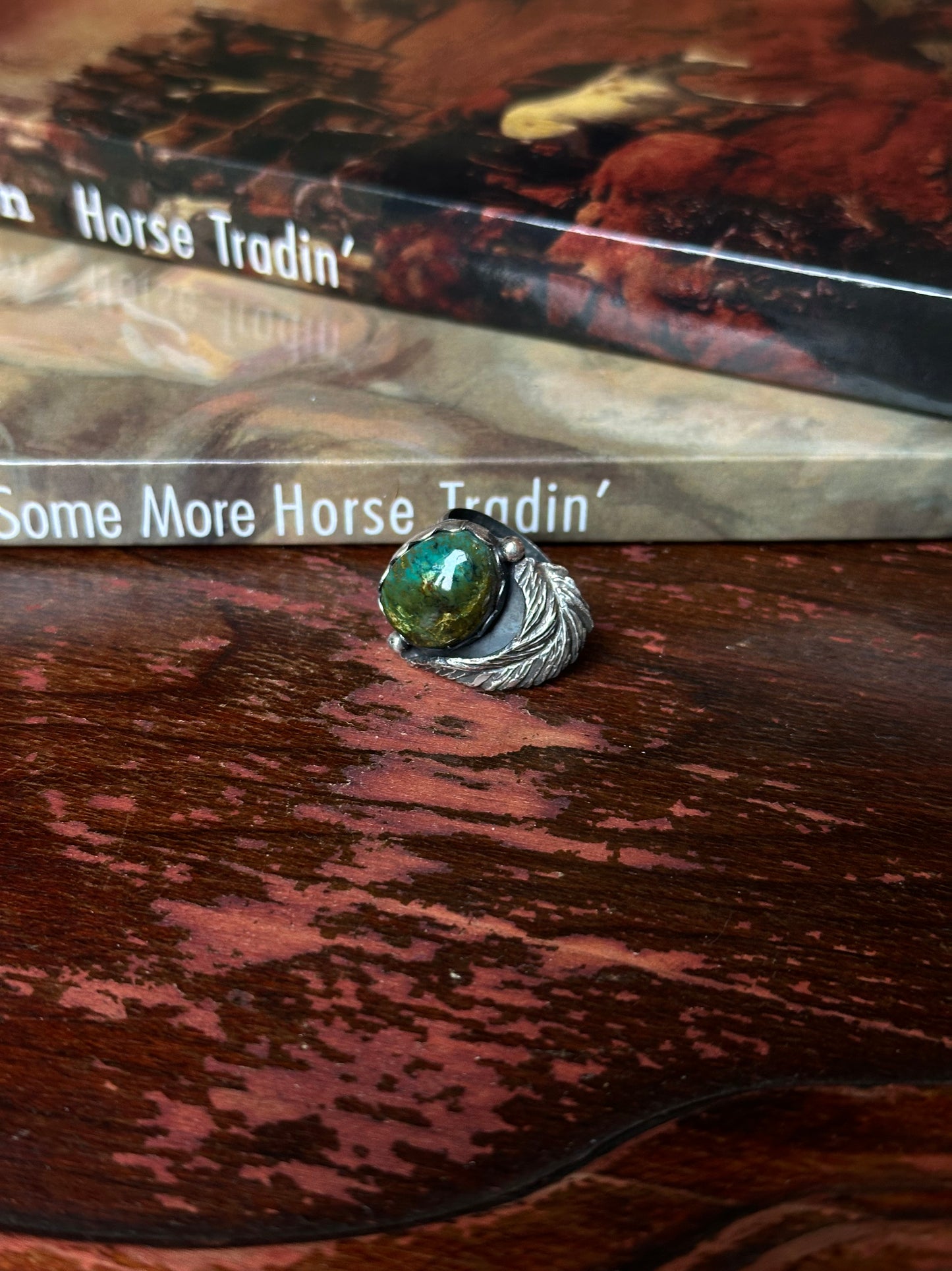 Bamboo Mountain Feather Ring