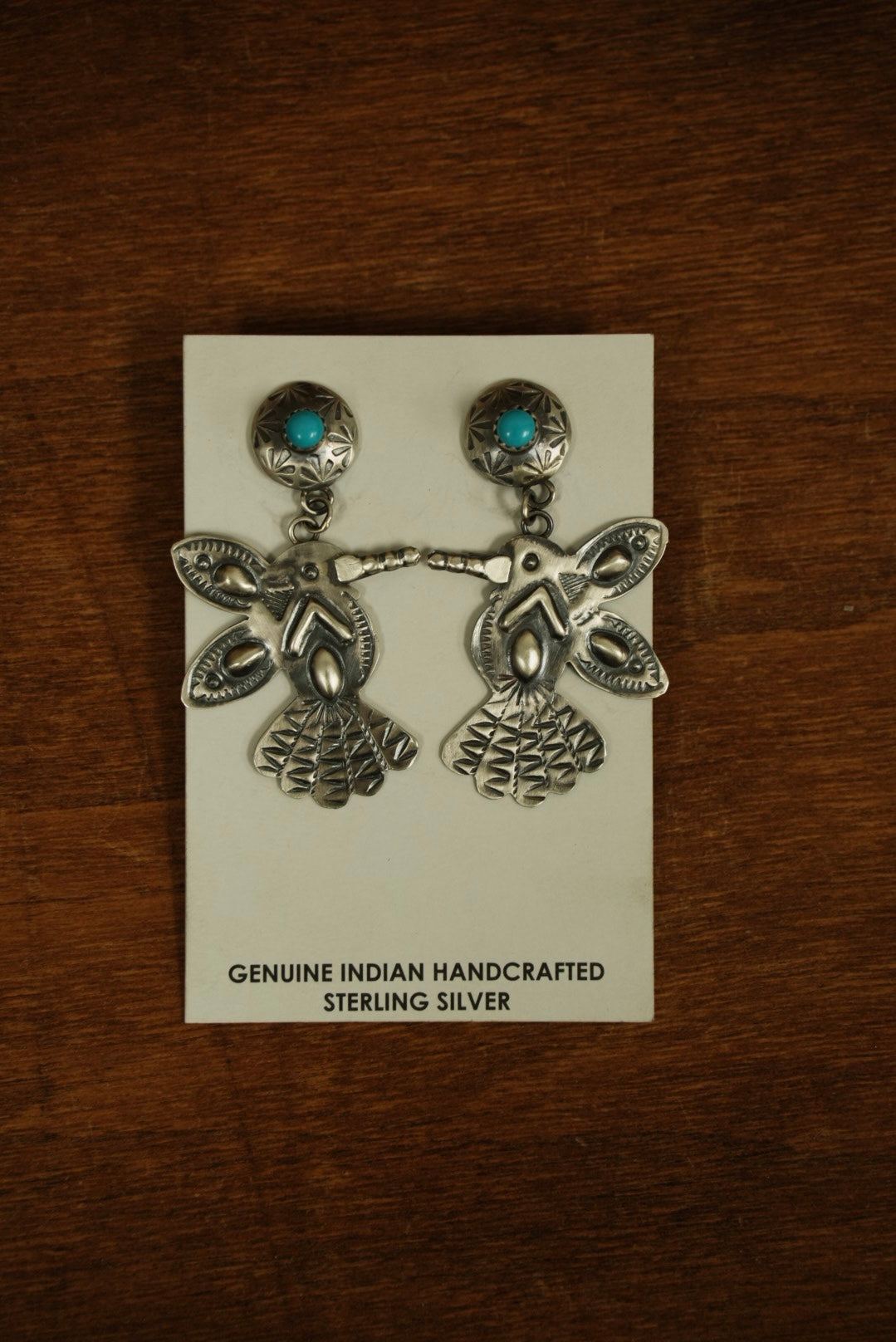 Christina Yazzie Hummingbird Earrings