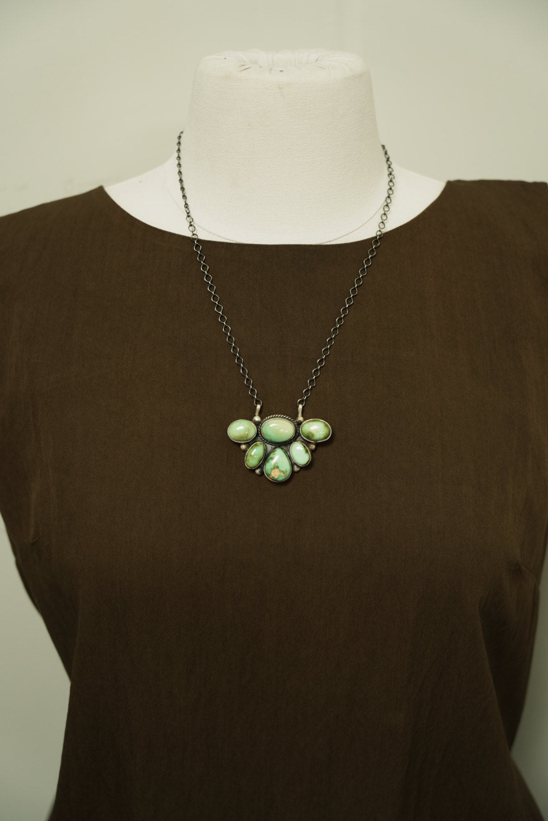 Sonoran Gold Cluster Necklace made by Hiram Largo