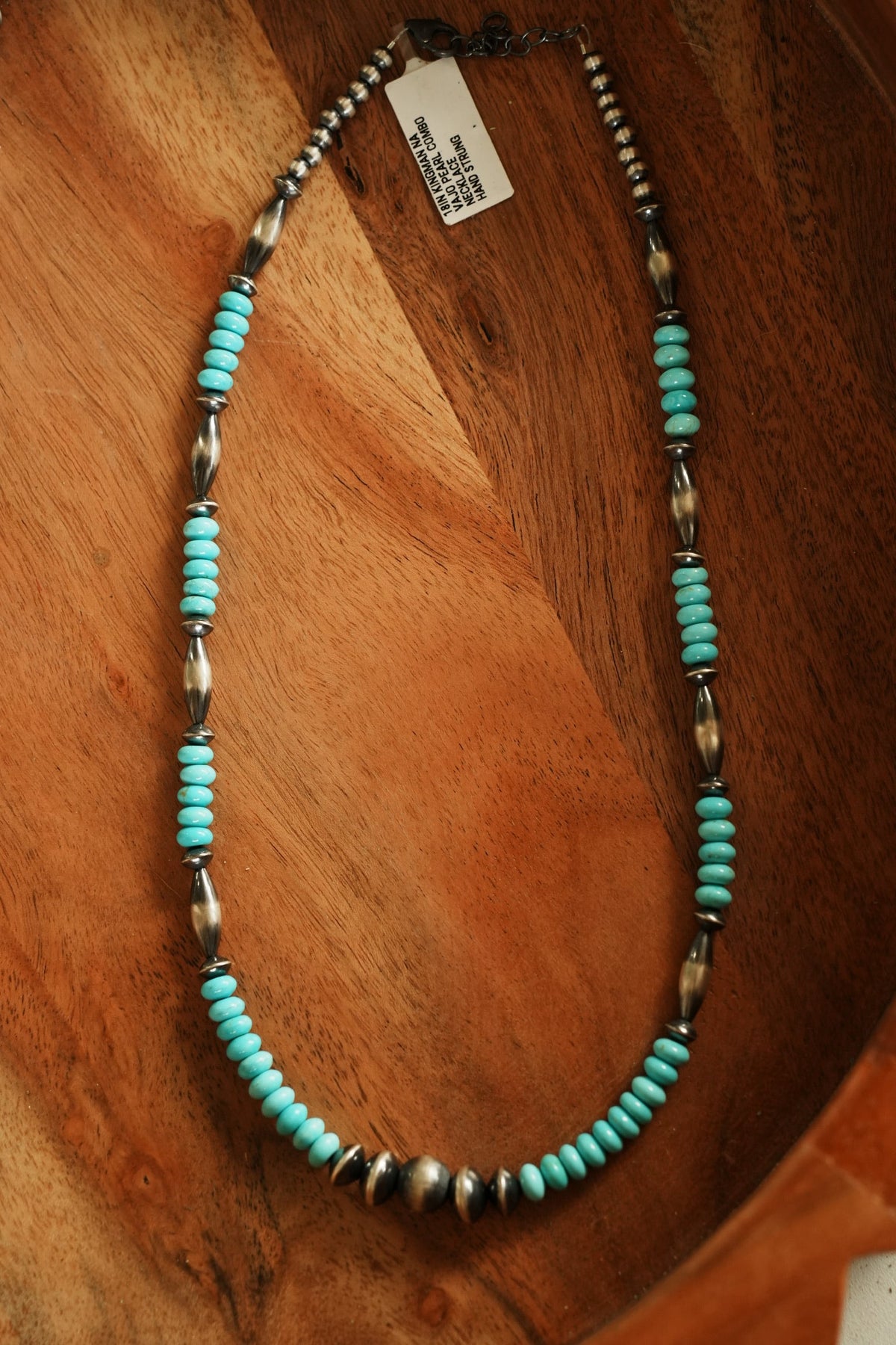 Kingman Barrel Pearl Necklace