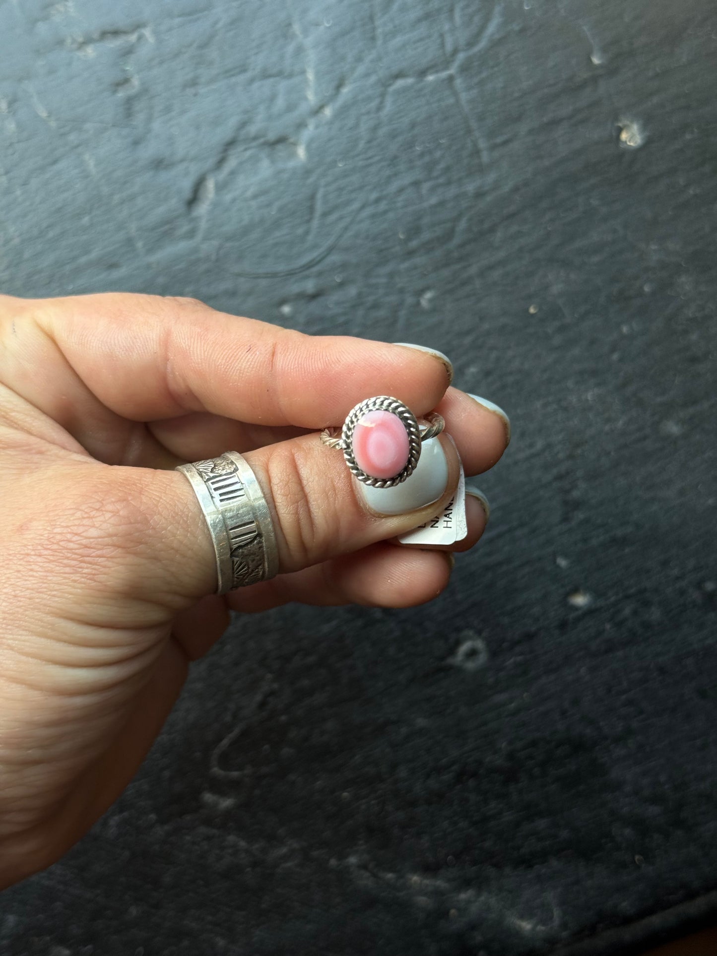 Pink Conch Ring