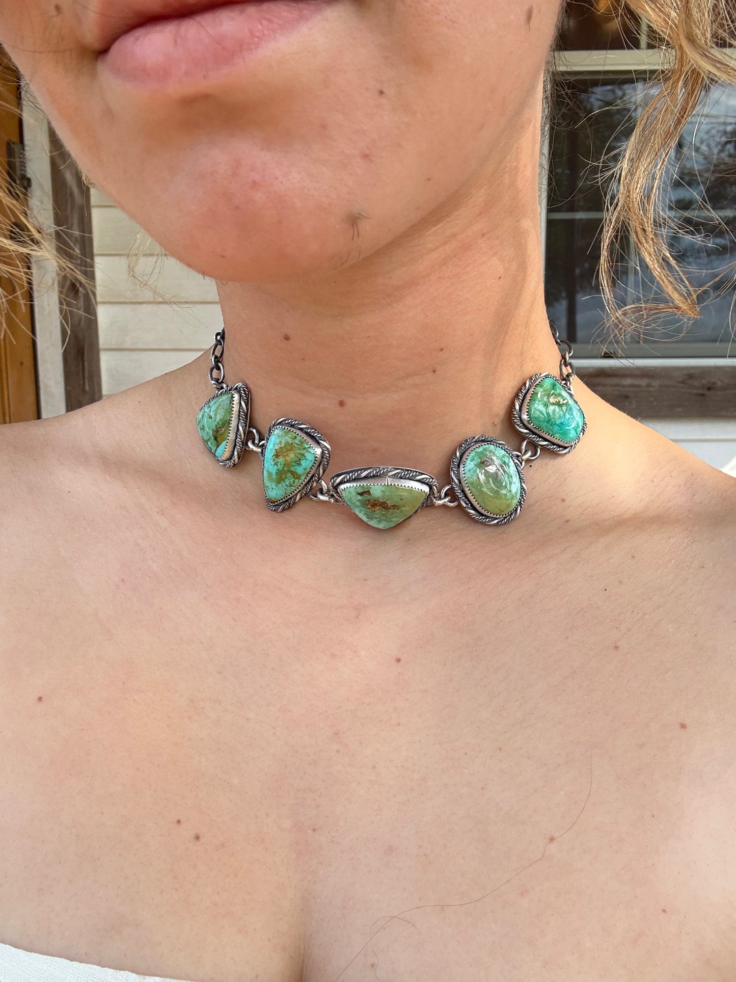 One of a Kind Turquoise Choker