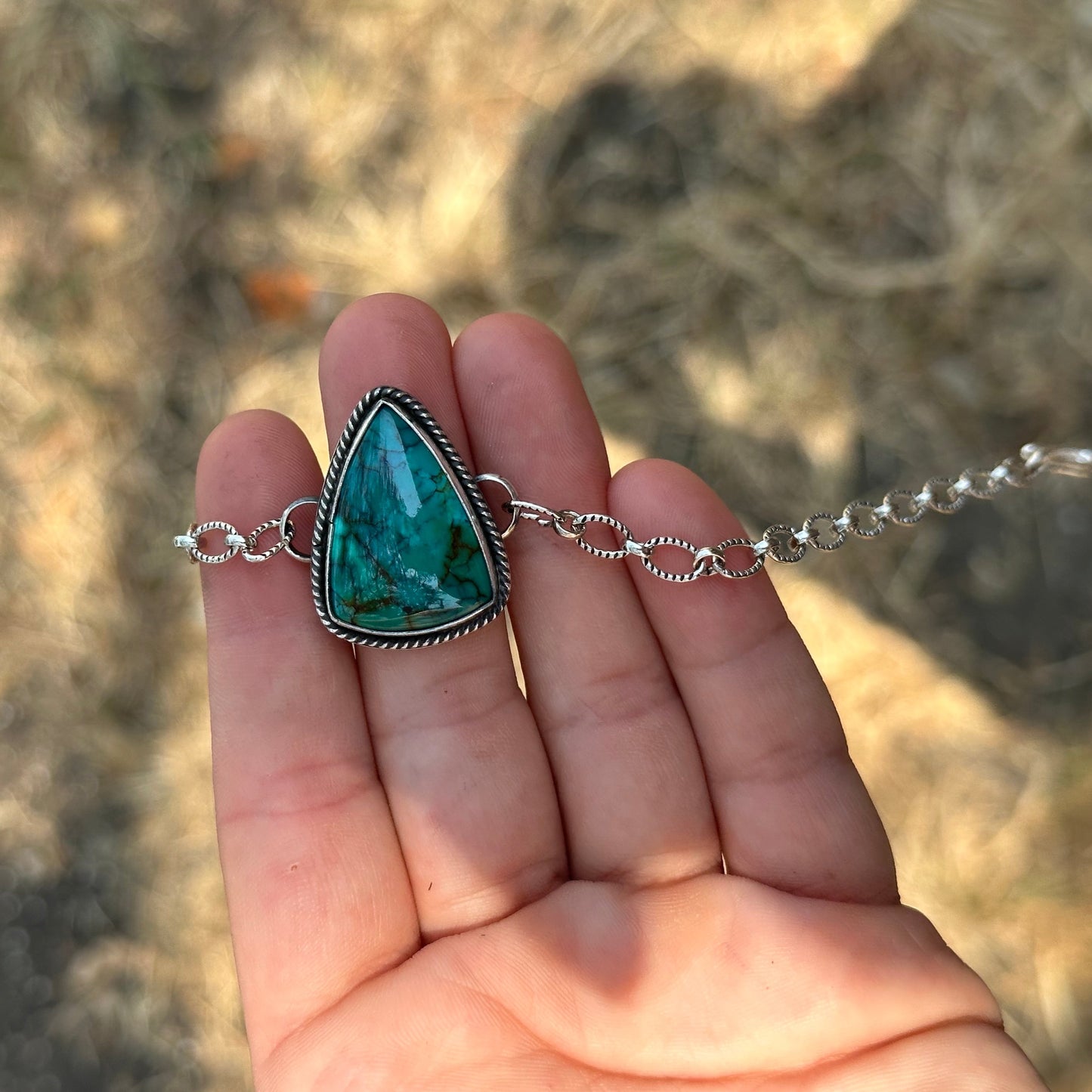 Turquoise Chain Bracelet