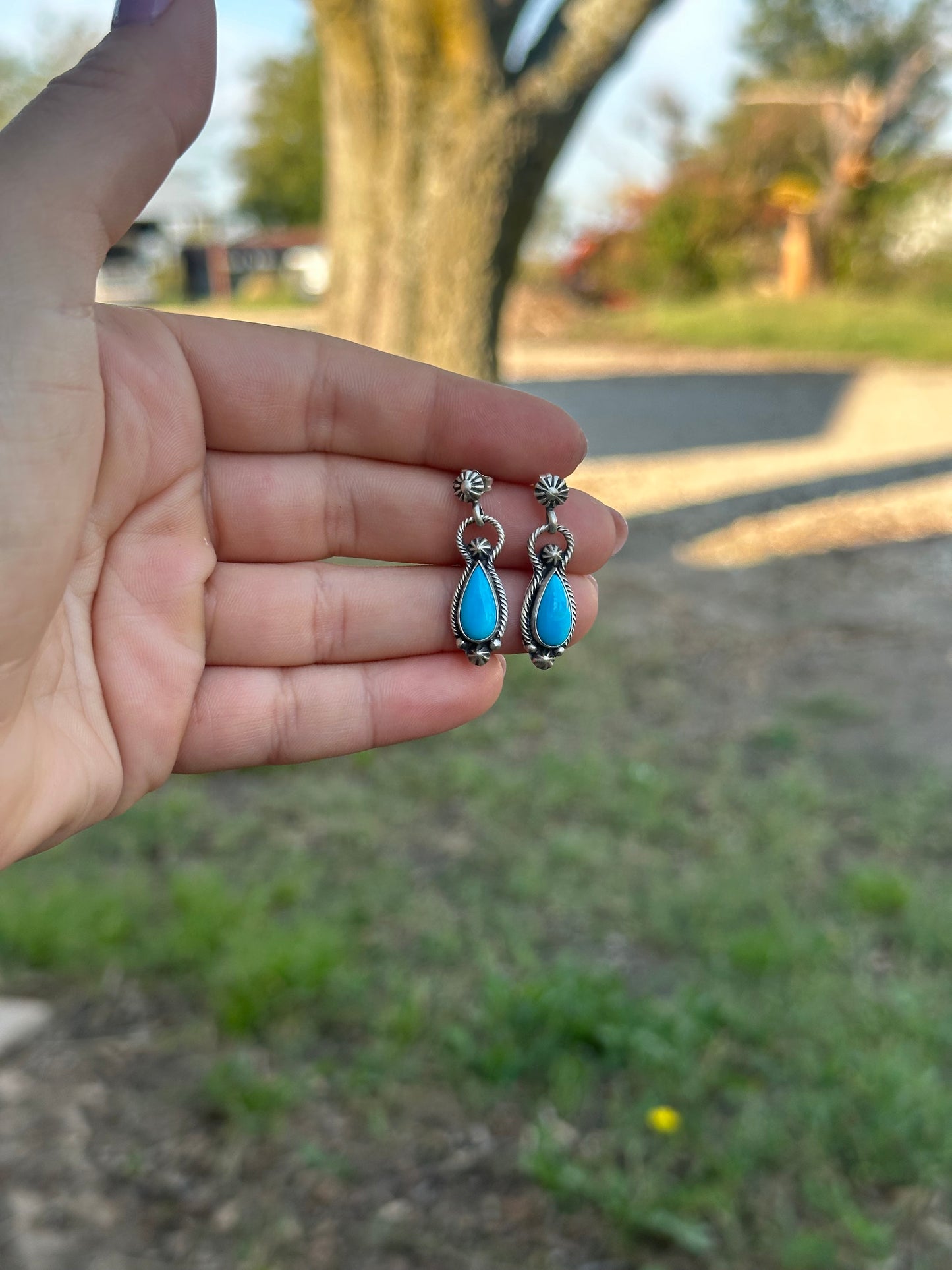 Turquoise Dangle Earrings