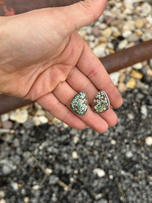 Bamboo mountain earrings