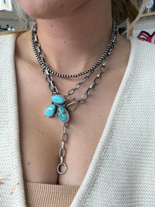 Bamboo Mountain Cluster Necklace