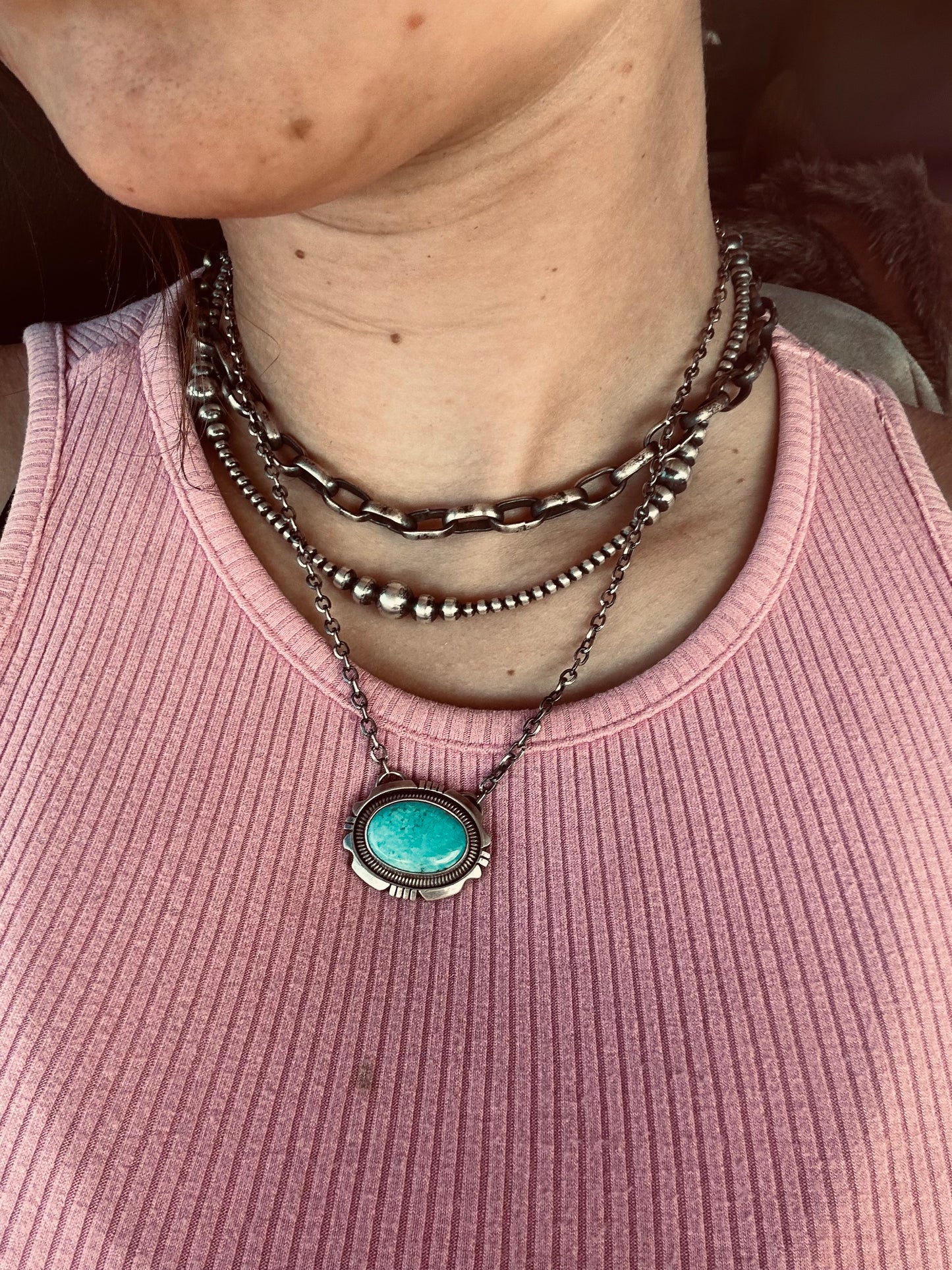 Kingman Turquoise Necklace