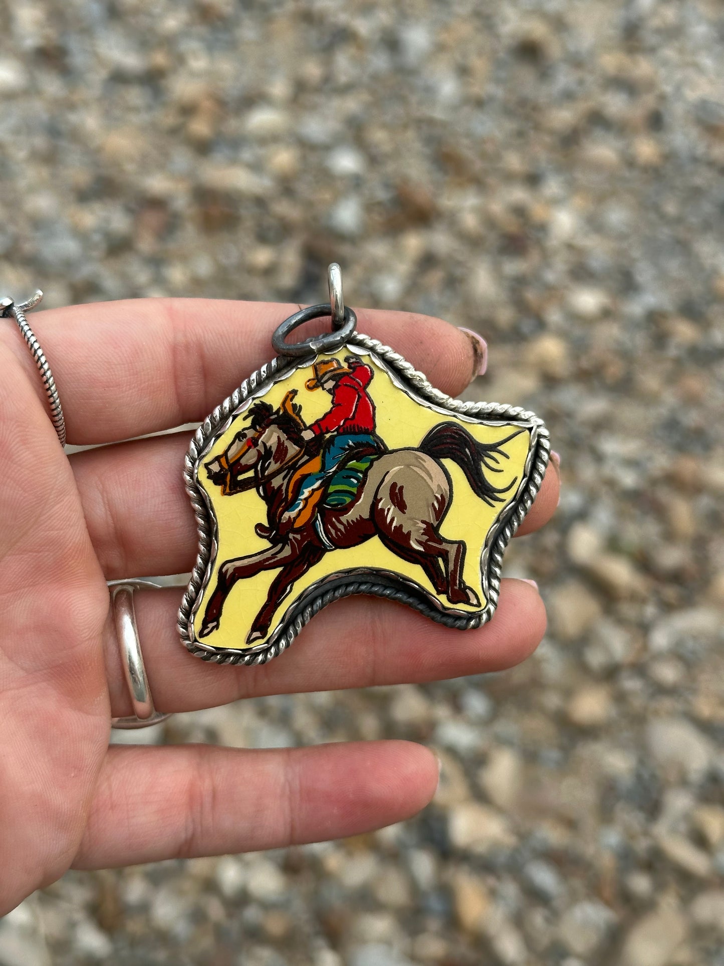 “Rowdy Cowboy”Pendant