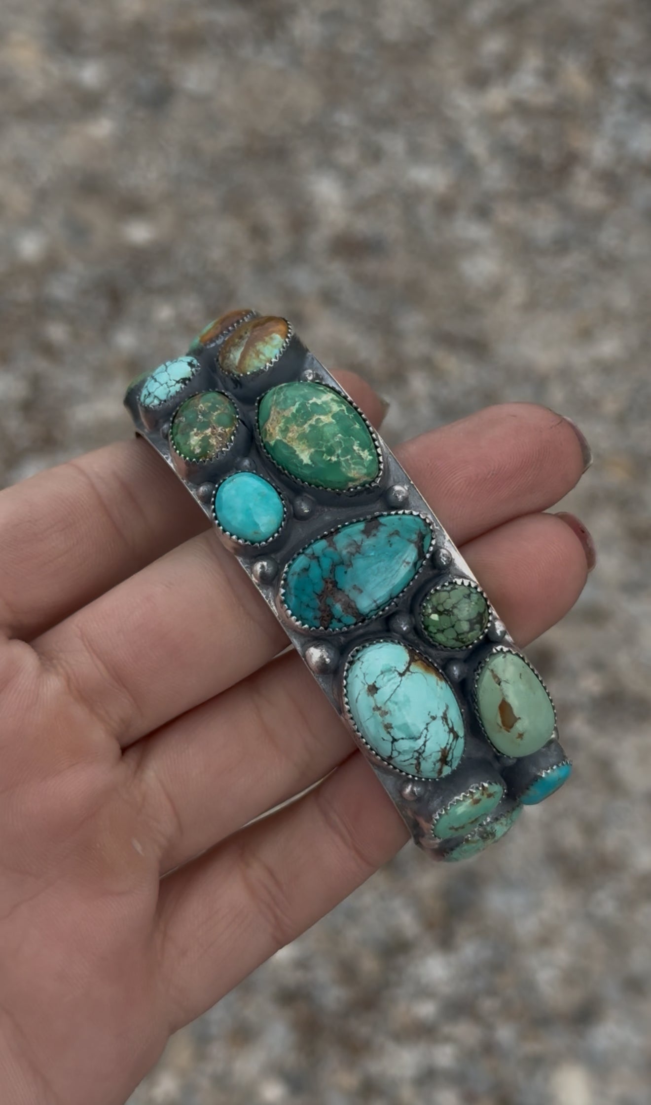 The Turquoise Mix Sister Cuff