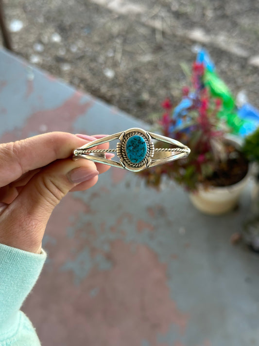 Kingman Turquoise Nugget Cuff