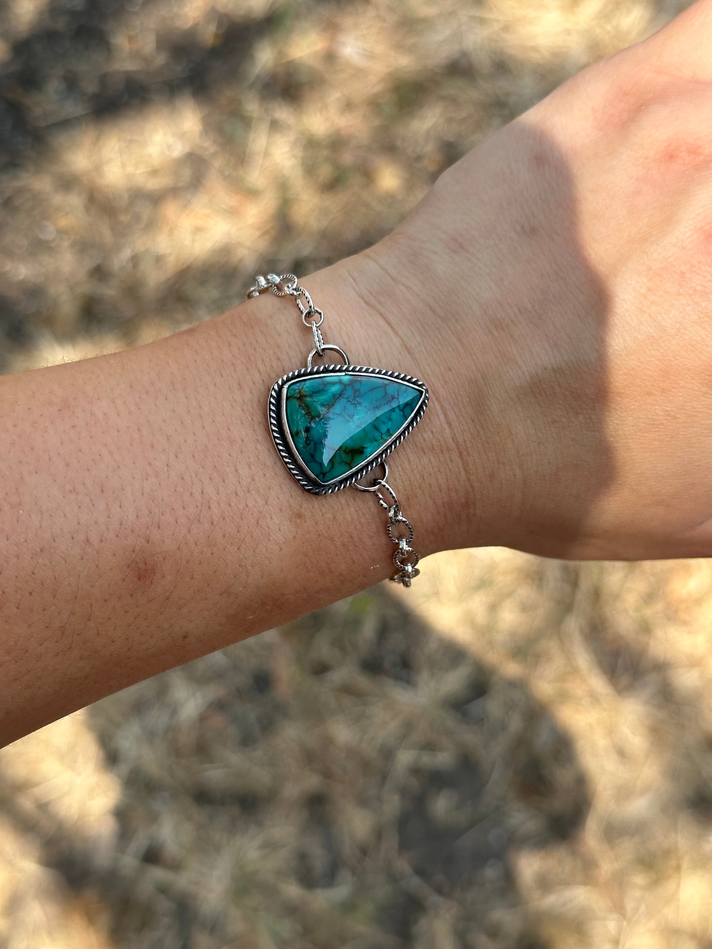 Turquoise Chain Bracelet