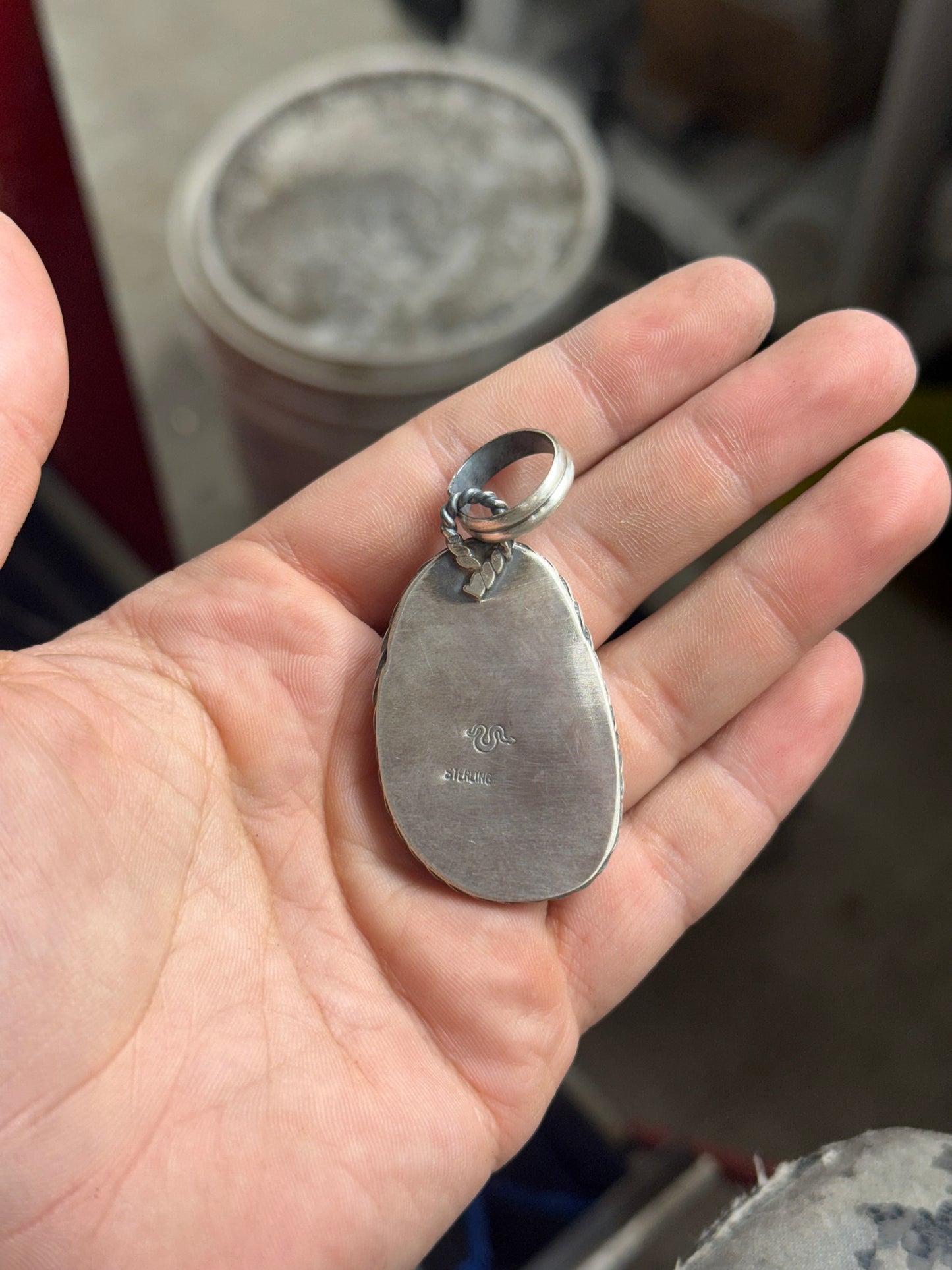 Retro Bronc Pendant