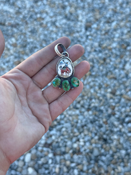 Sonoran Gold Western Pendant