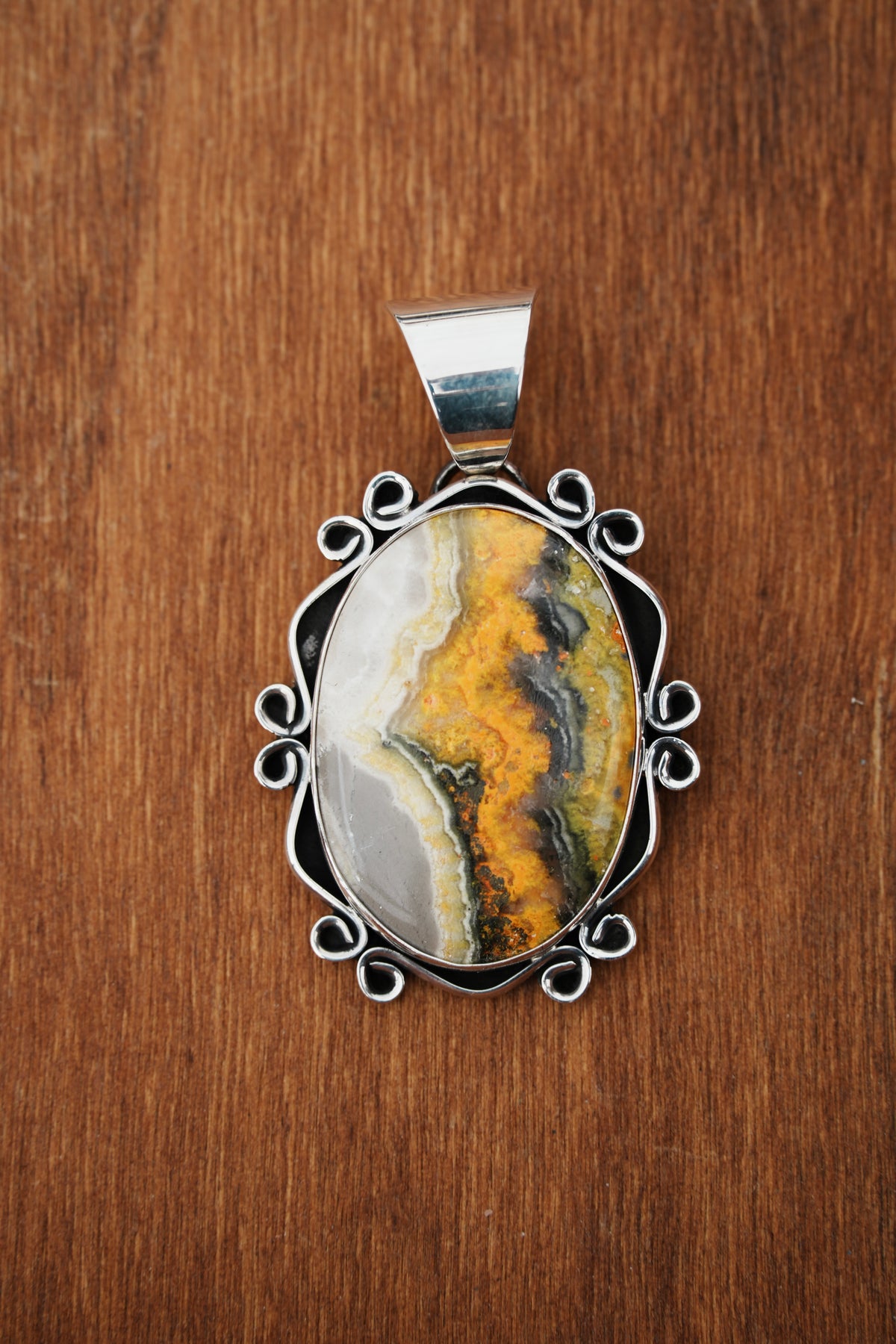 Bumblebee Jasper Pendant