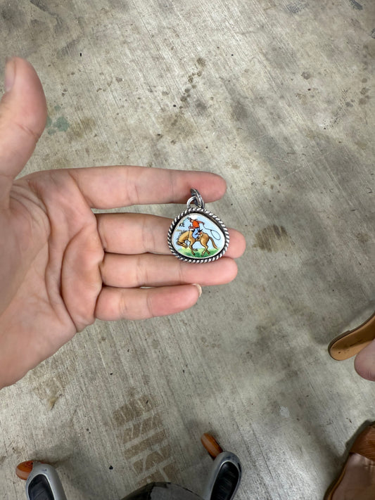 DISCOUNTED Cowboy Pendant