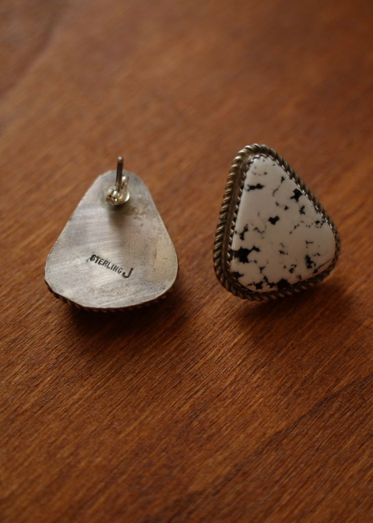 White Buffalo Earrings