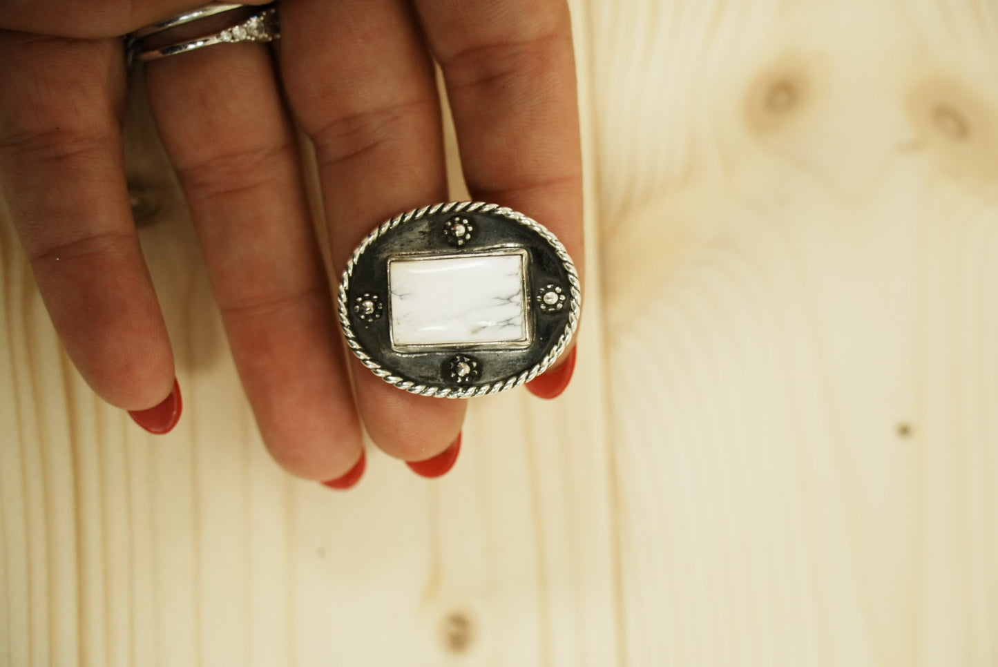 White Buffalo Ring