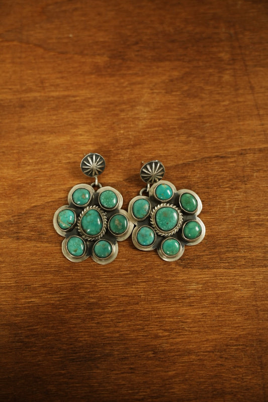 The Floral Dangle Earrings