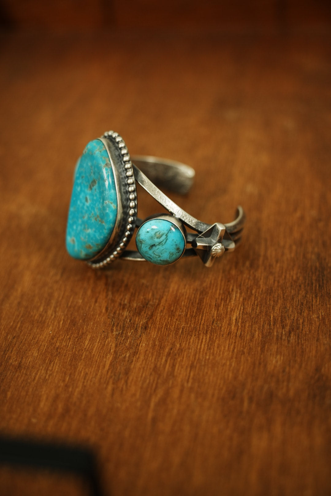 Kingman Three Stone Cuff