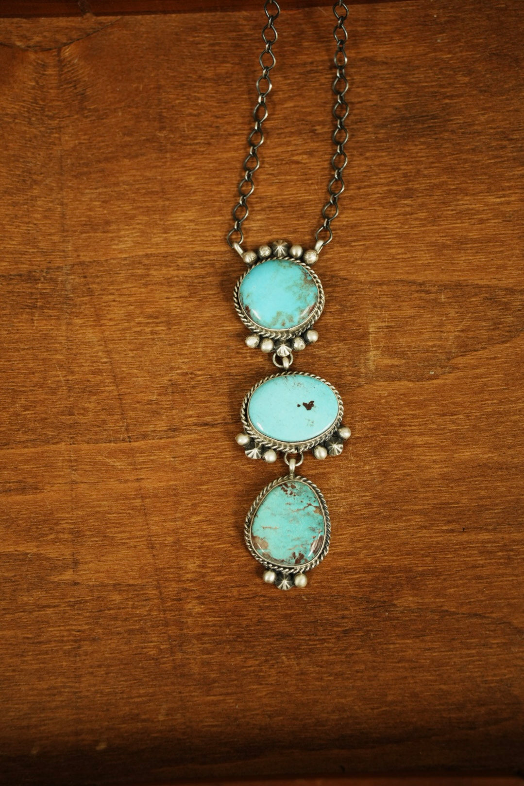 Kingman Lariat made by Vickie Hicks
