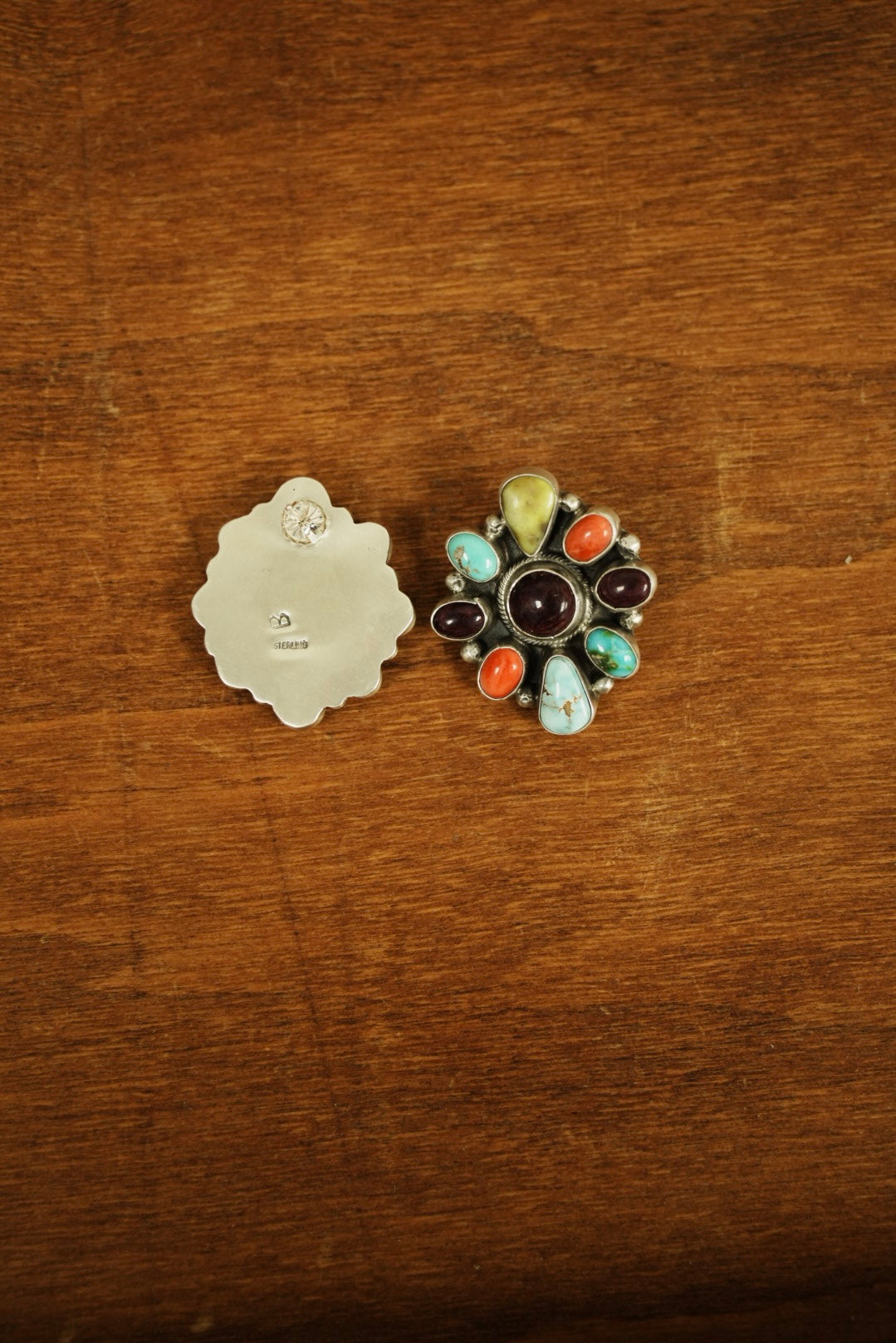 Multicolor Cluster Earrings