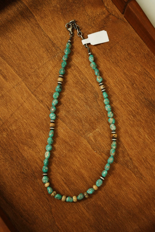 Turquoise Beaded Necklace