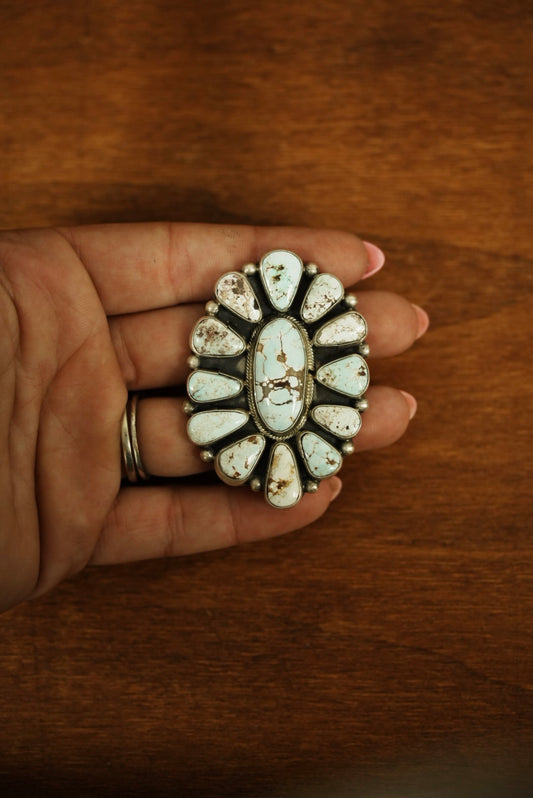 Dry Creek Cluster Ring made by Travis Johnson