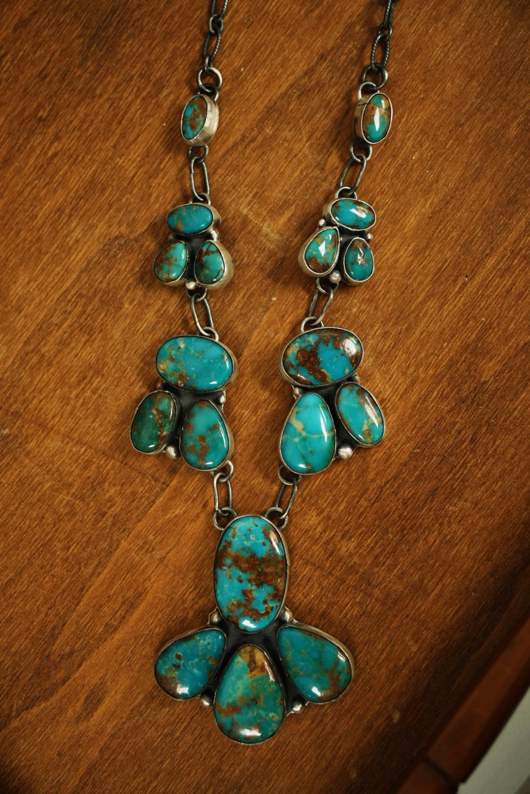 Alacron Turquoise Cluster Necklace