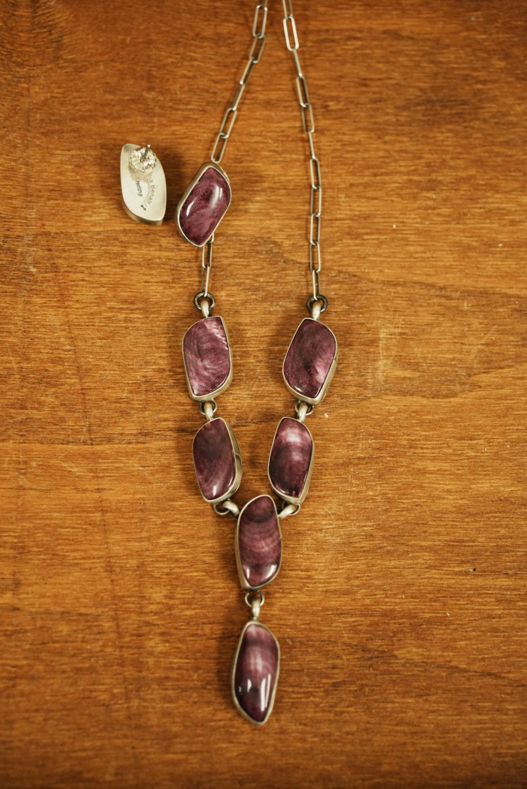 Purple Spiny Lariat Set