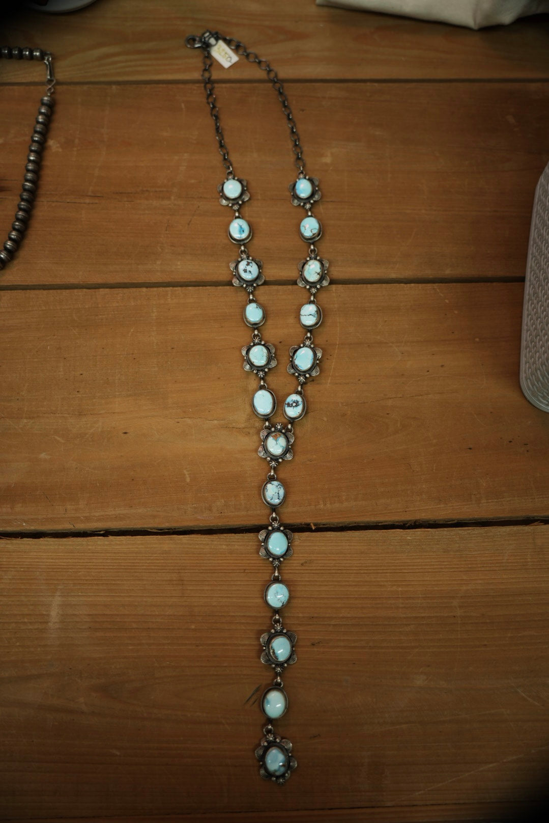 Golden Hill Lariat made by Eli Skeets