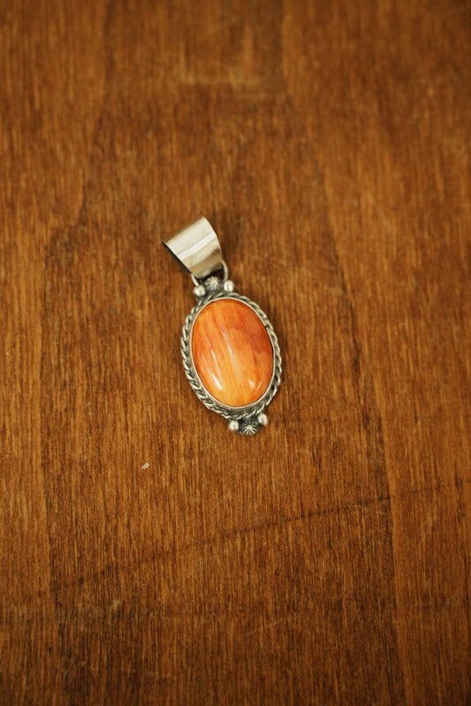 Orange Spiny Pendant