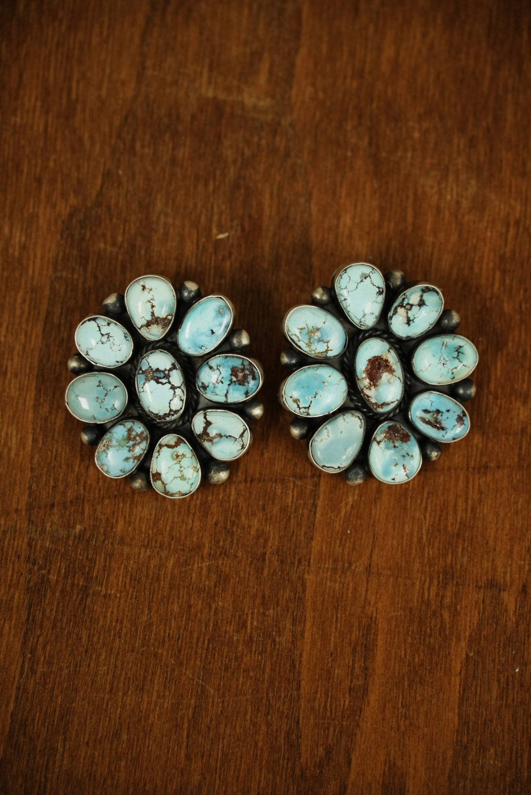 Golden Hill Cluster Earrings