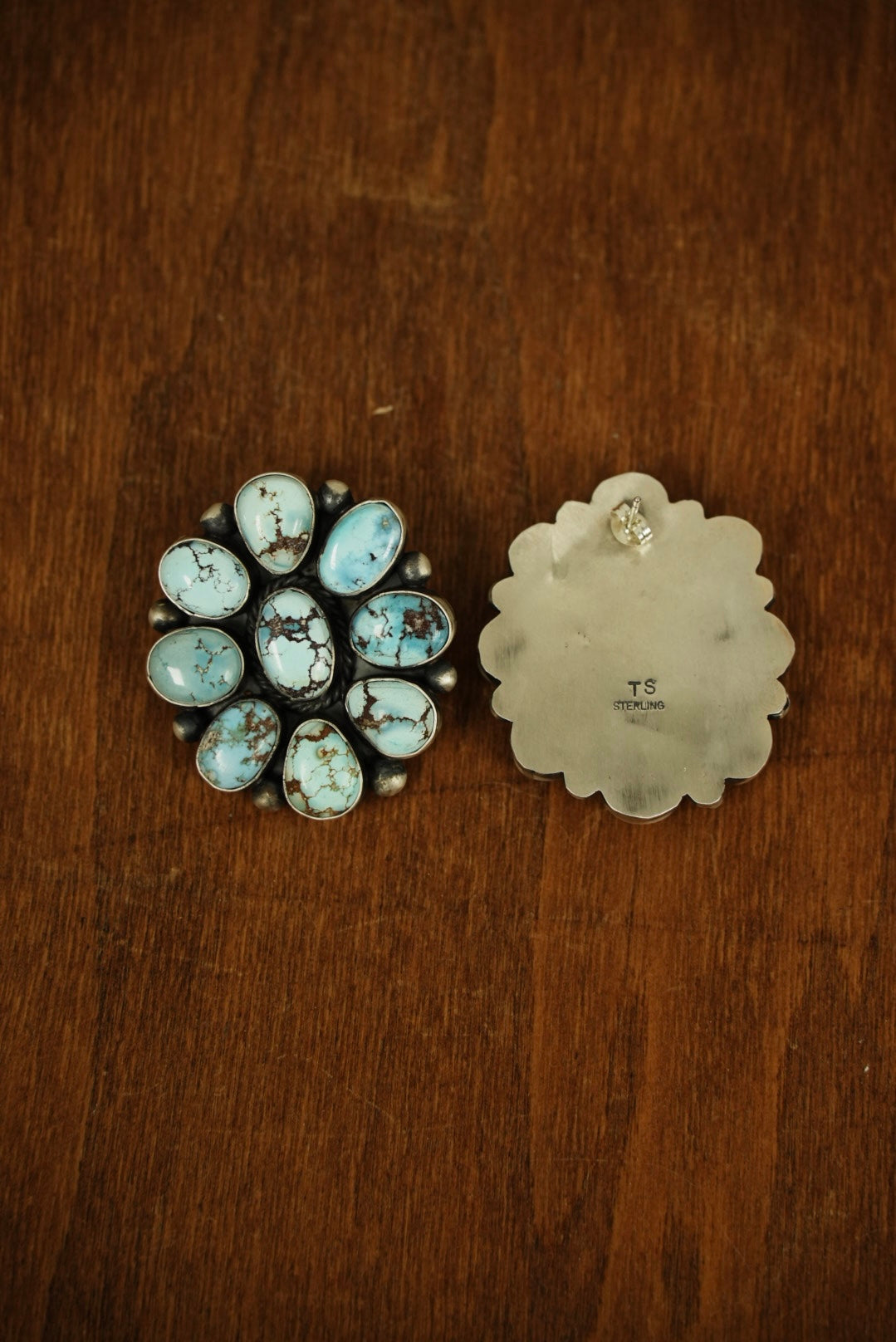 Golden Hill Cluster Earrings