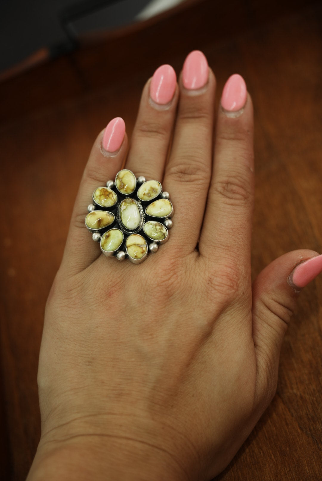 Palomino Cluster Ring
