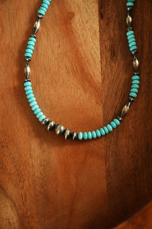 Kingman Barrel Pearl Necklace
