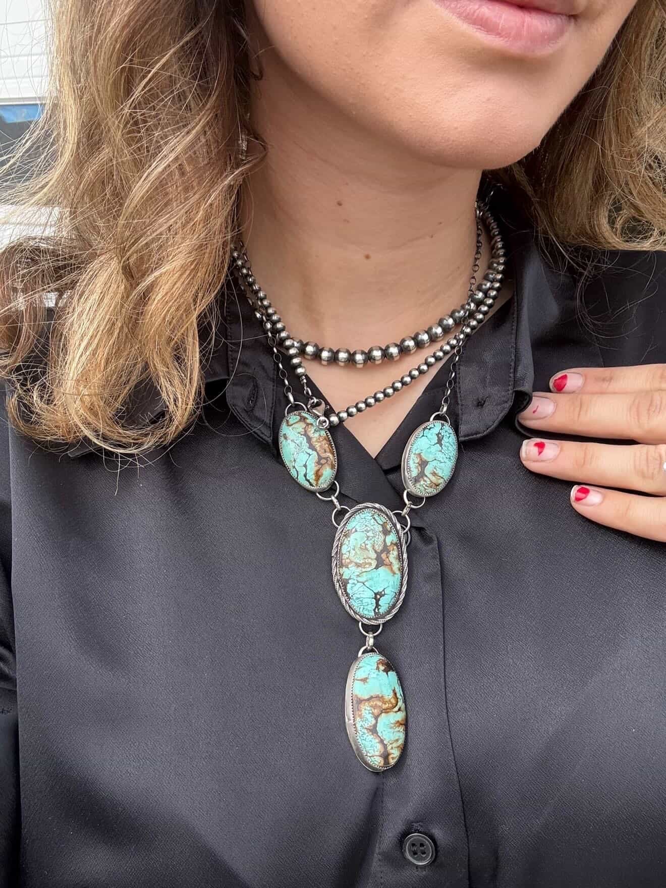 Labashan Turquoise Lariat