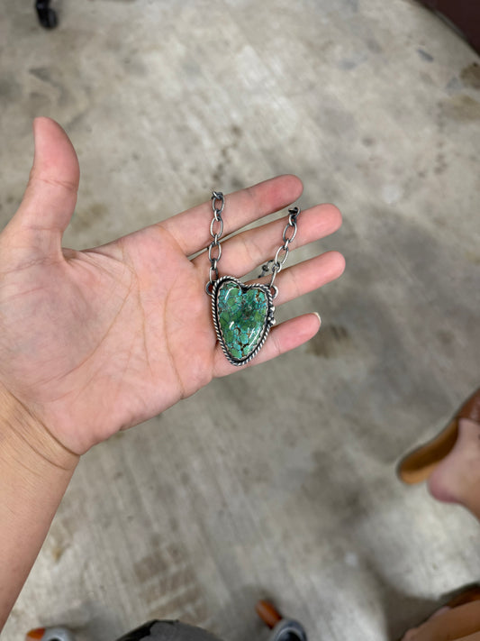 Bamboo Mountain Heart Necklace