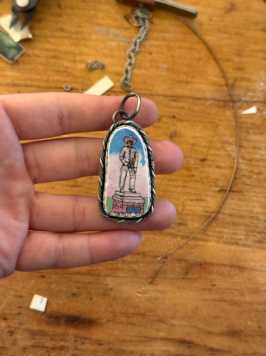 Vintage Cowboy Pendant