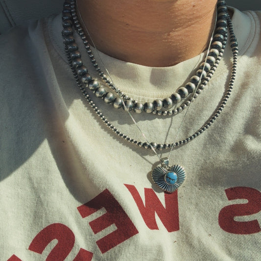 Golden Hill Heart Necklace