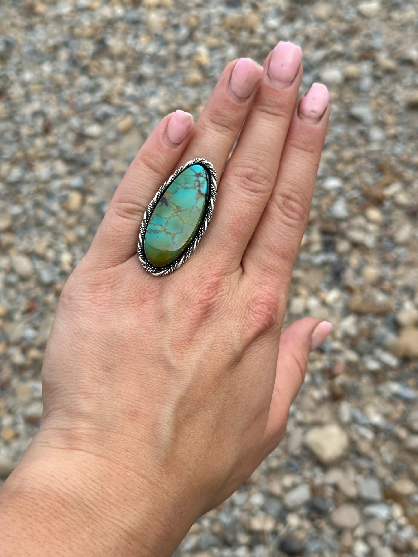 *ready to finish* turquoise Ring/pendant