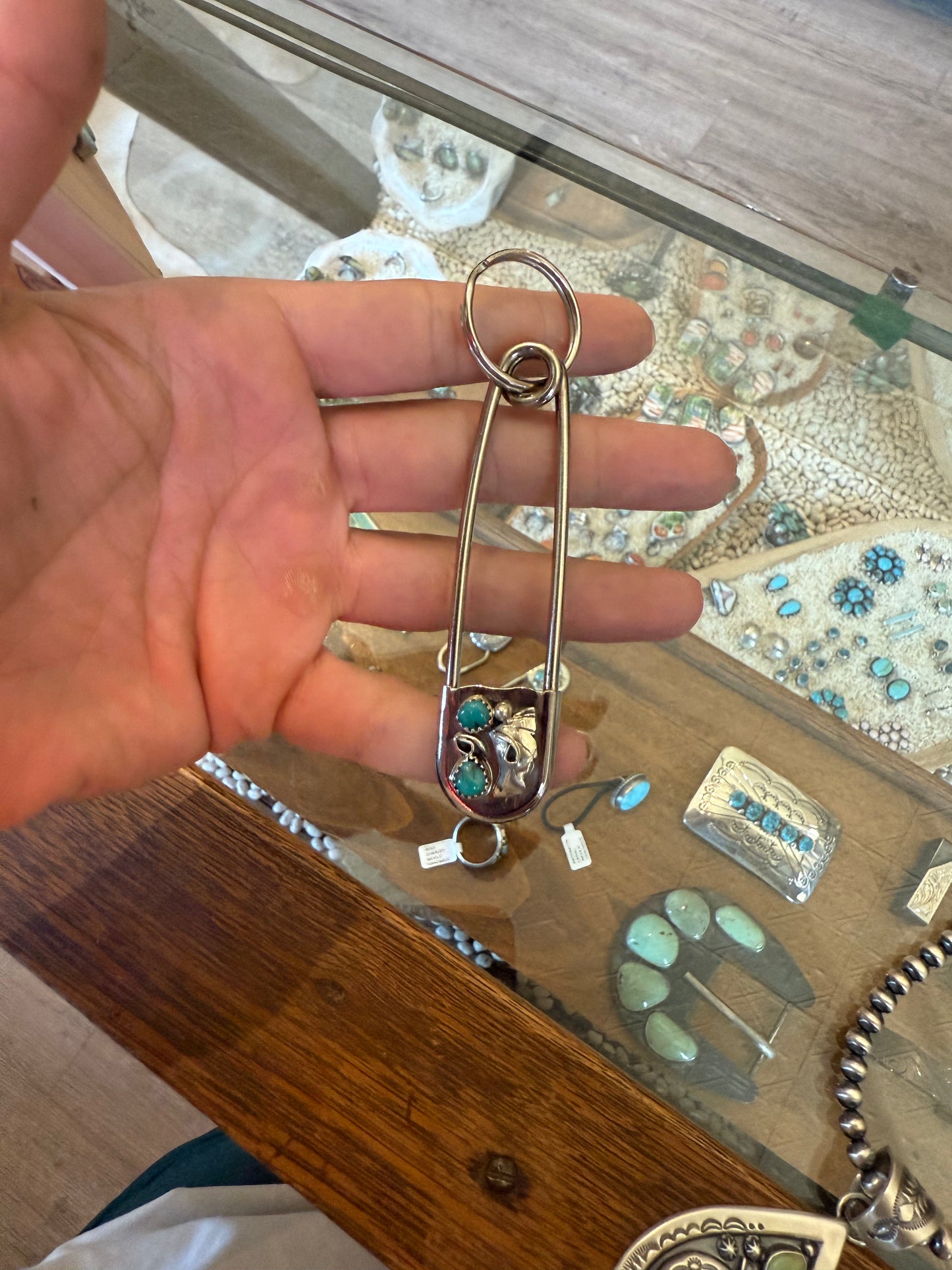 Turquoise Keychain