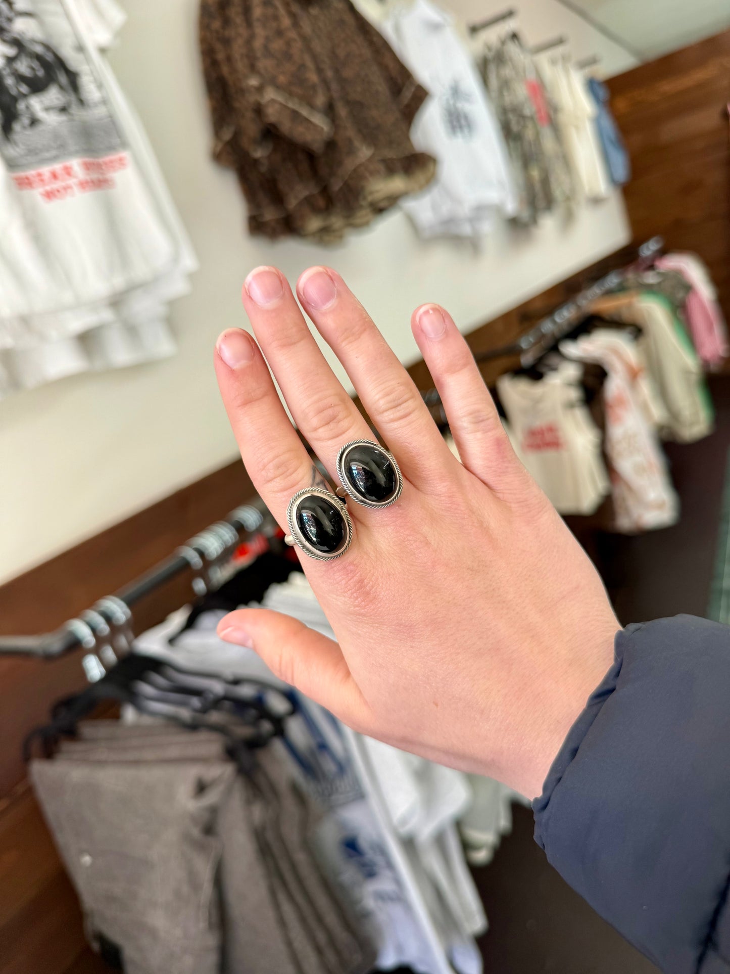 Black Onyx Ring 6.5