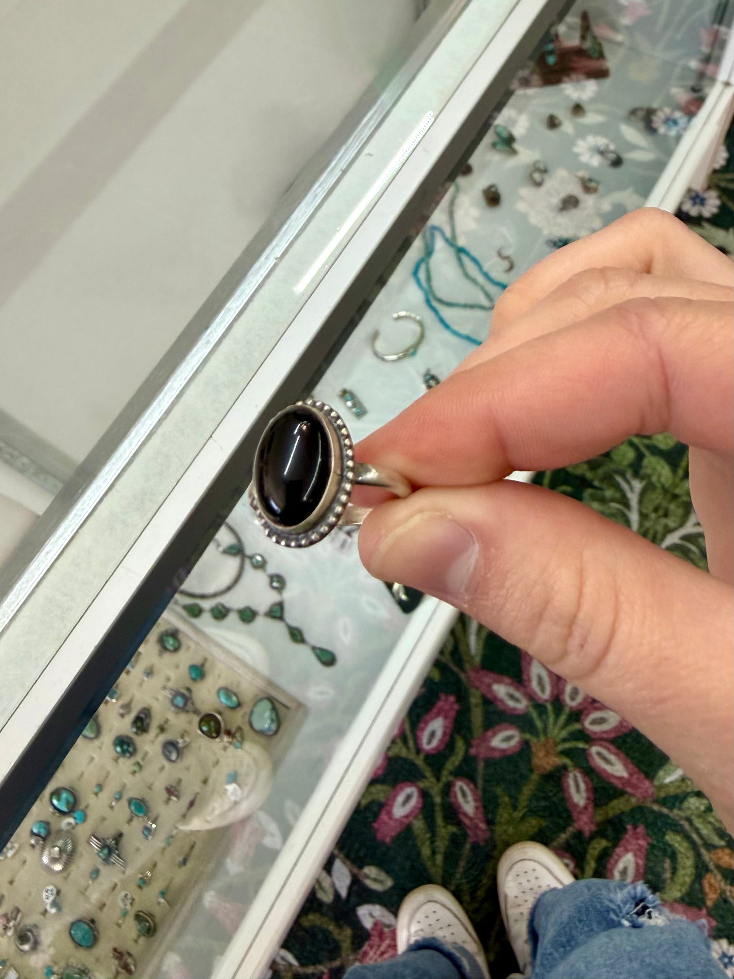 Black Onyx Ring 6.5