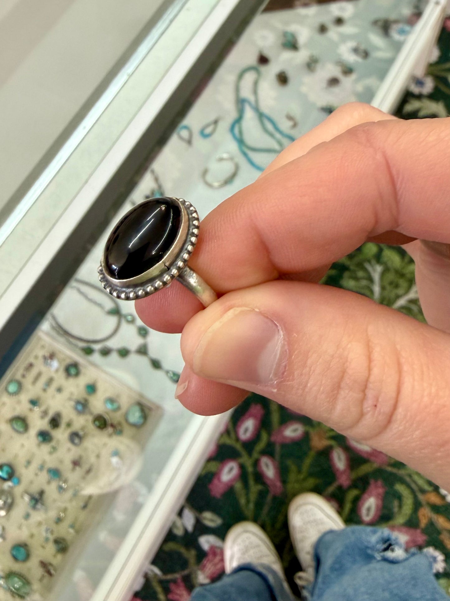 Black Onyx Ring 6.5