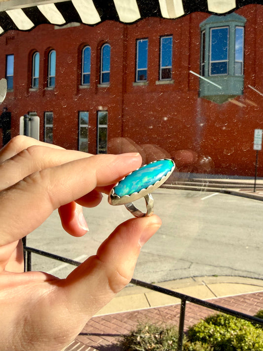 Aurora Opal Slim Ring