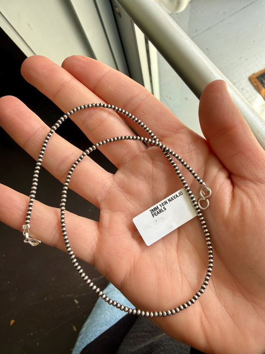 2mm Navajo Pearls