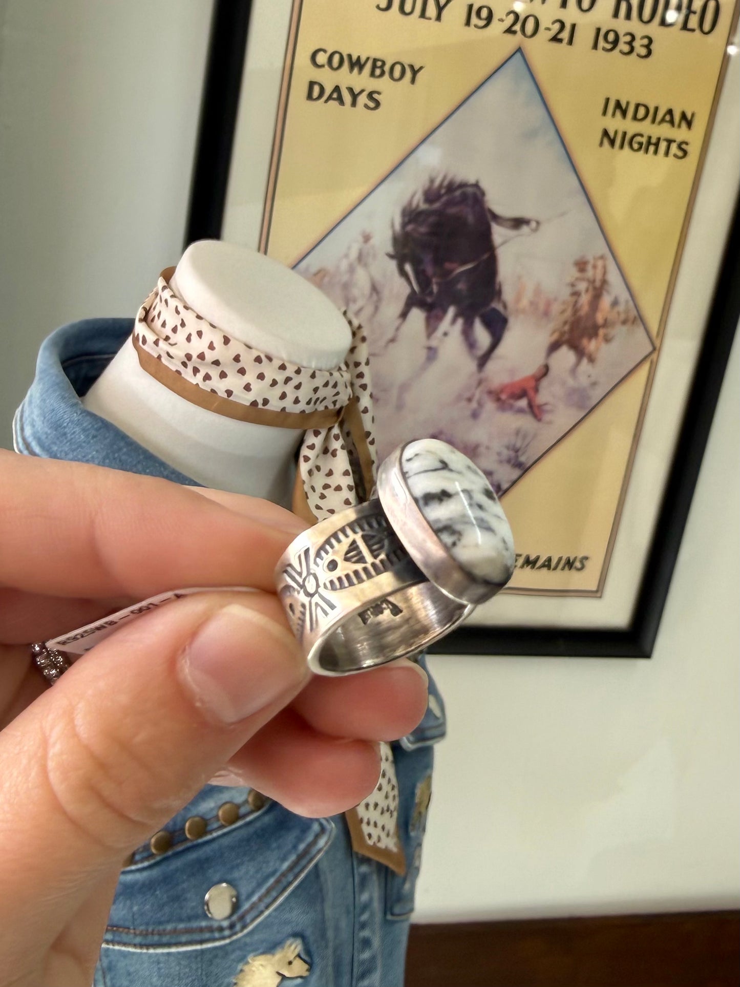 White Buffalo Ring
