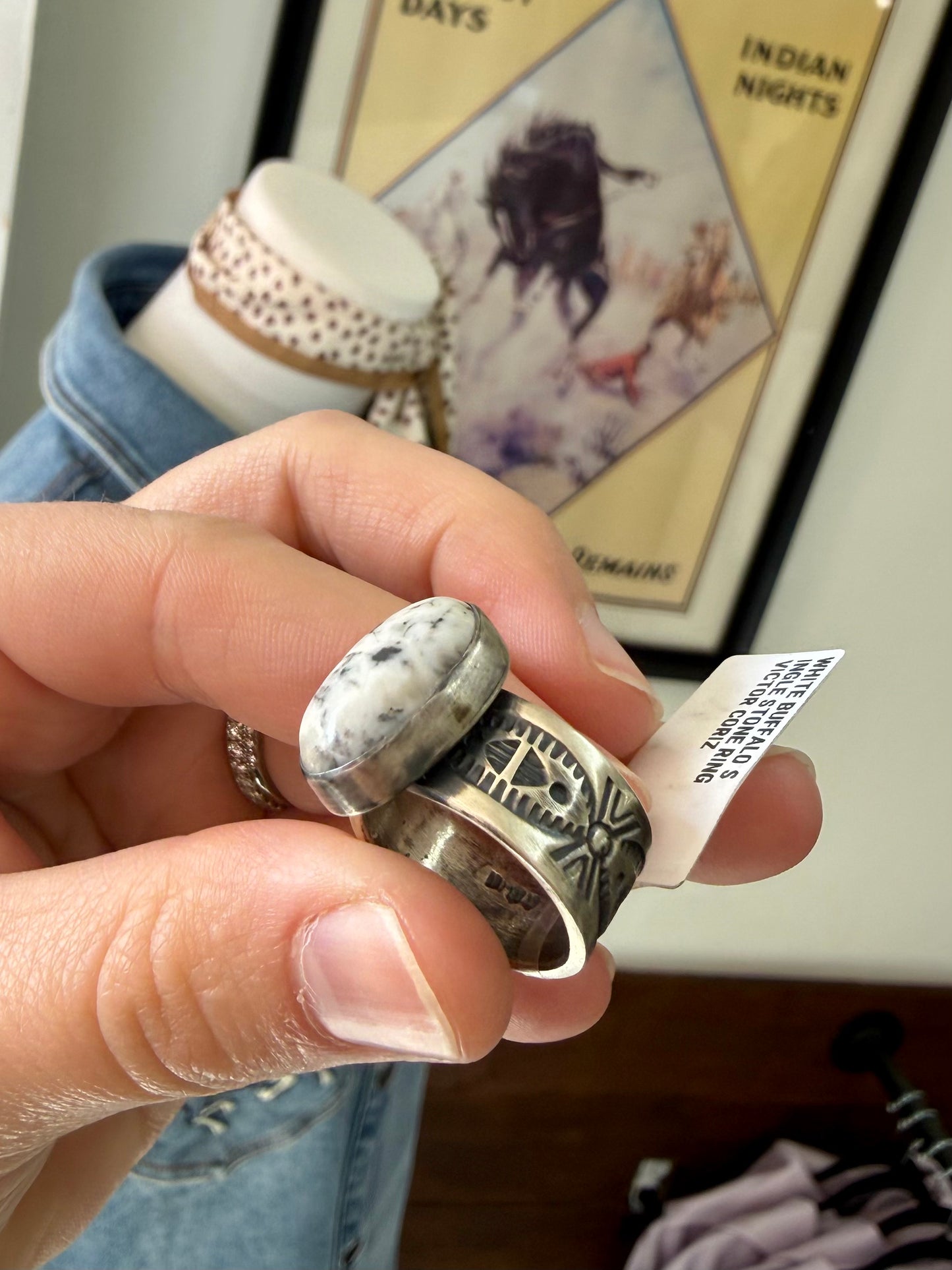 White Buffalo Ring