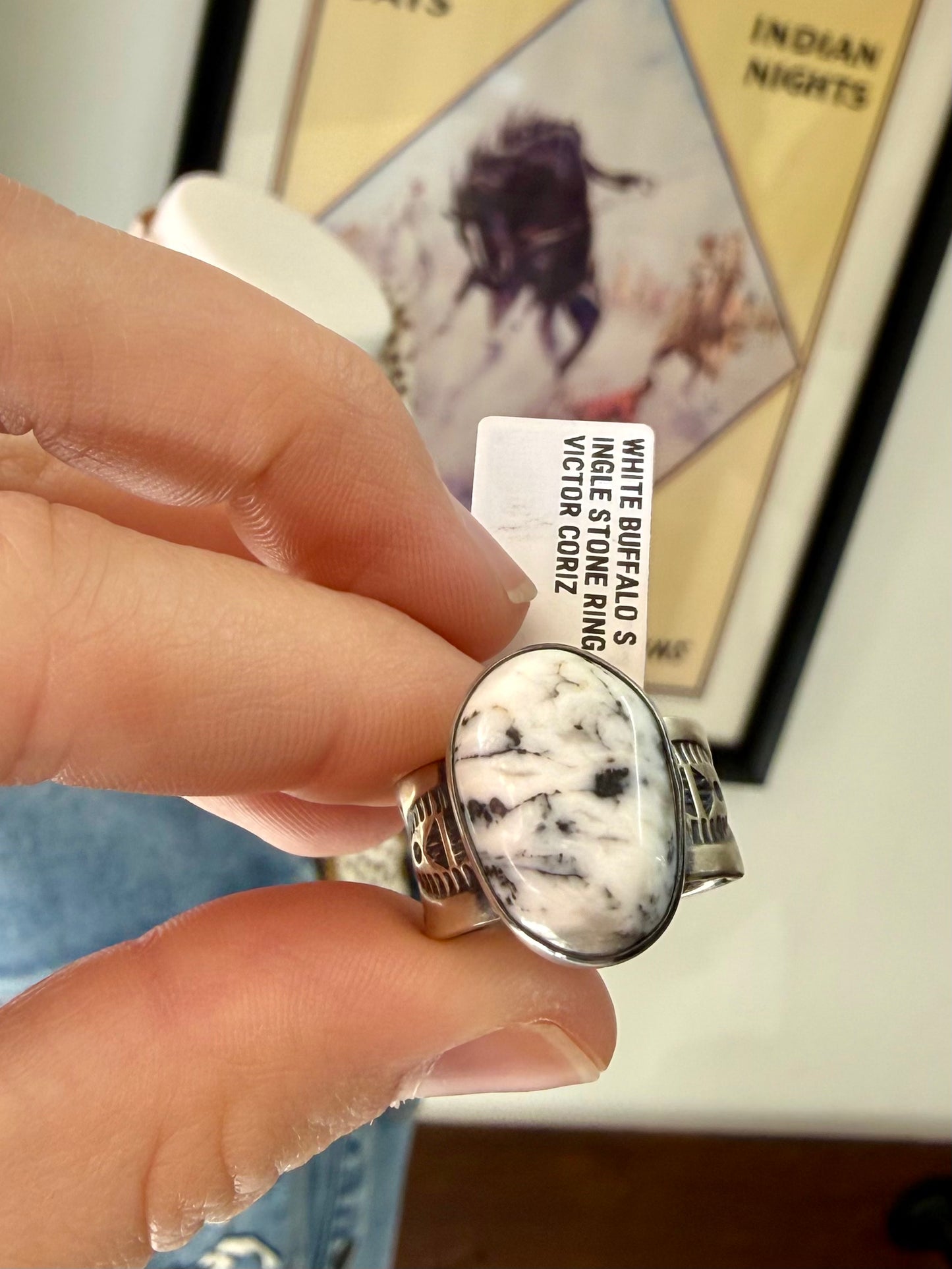 White Buffalo Ring