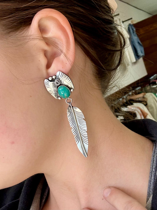 Feather Chilean Earrings